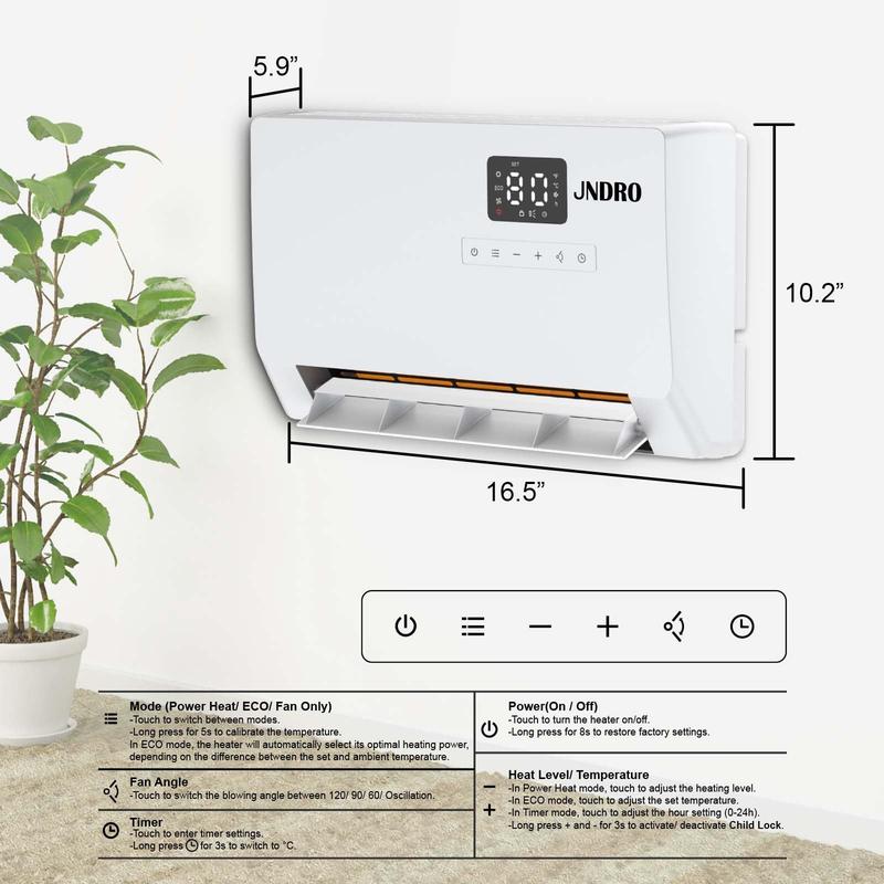 1500W Smart Wall Heater