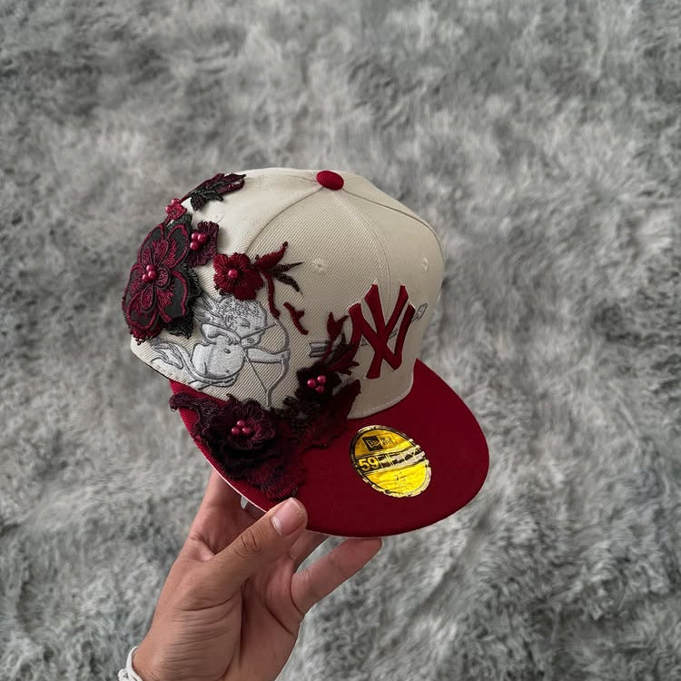 Flower Embroidered Caps