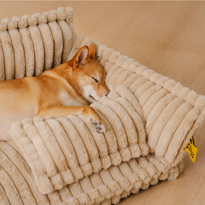 Soft orthopedic sofa dog bed