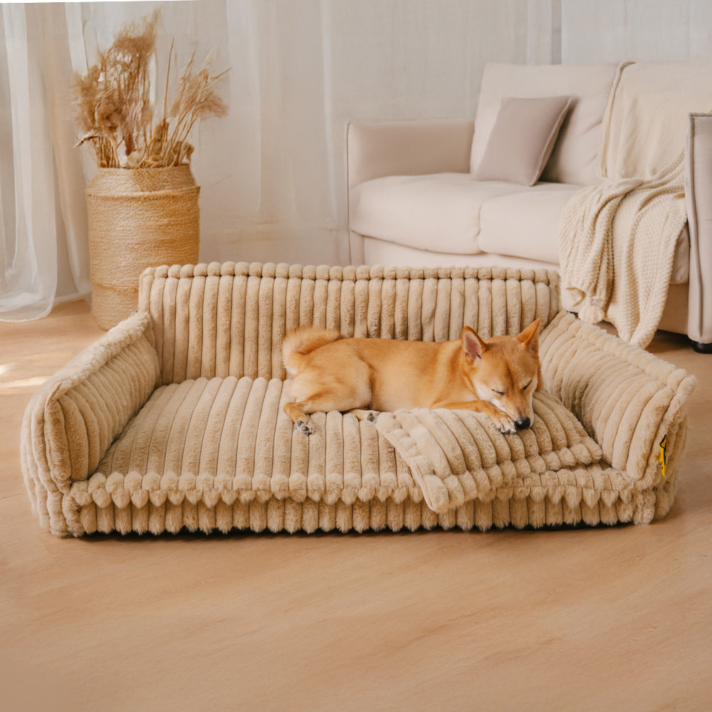 Soft orthopedic sofa dog bed