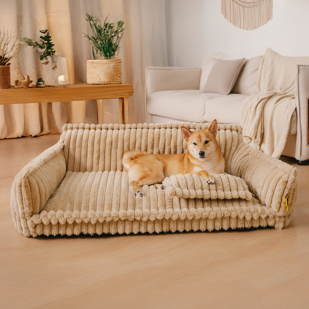 Soft orthopedic sofa dog bed