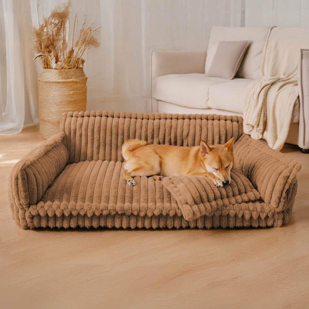 Soft orthopedic sofa dog bed