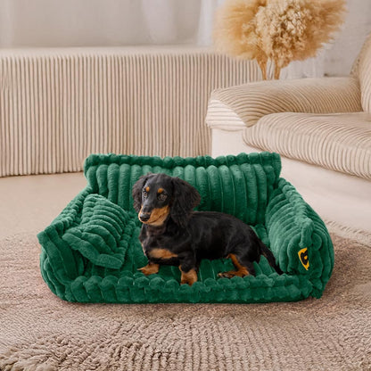 Soft orthopedic sofa dog bed