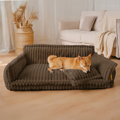 Soft orthopedic sofa dog bed