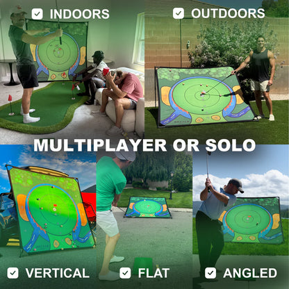 Battle Golf Arena | Indoor–Outdoor Chipping Game Set