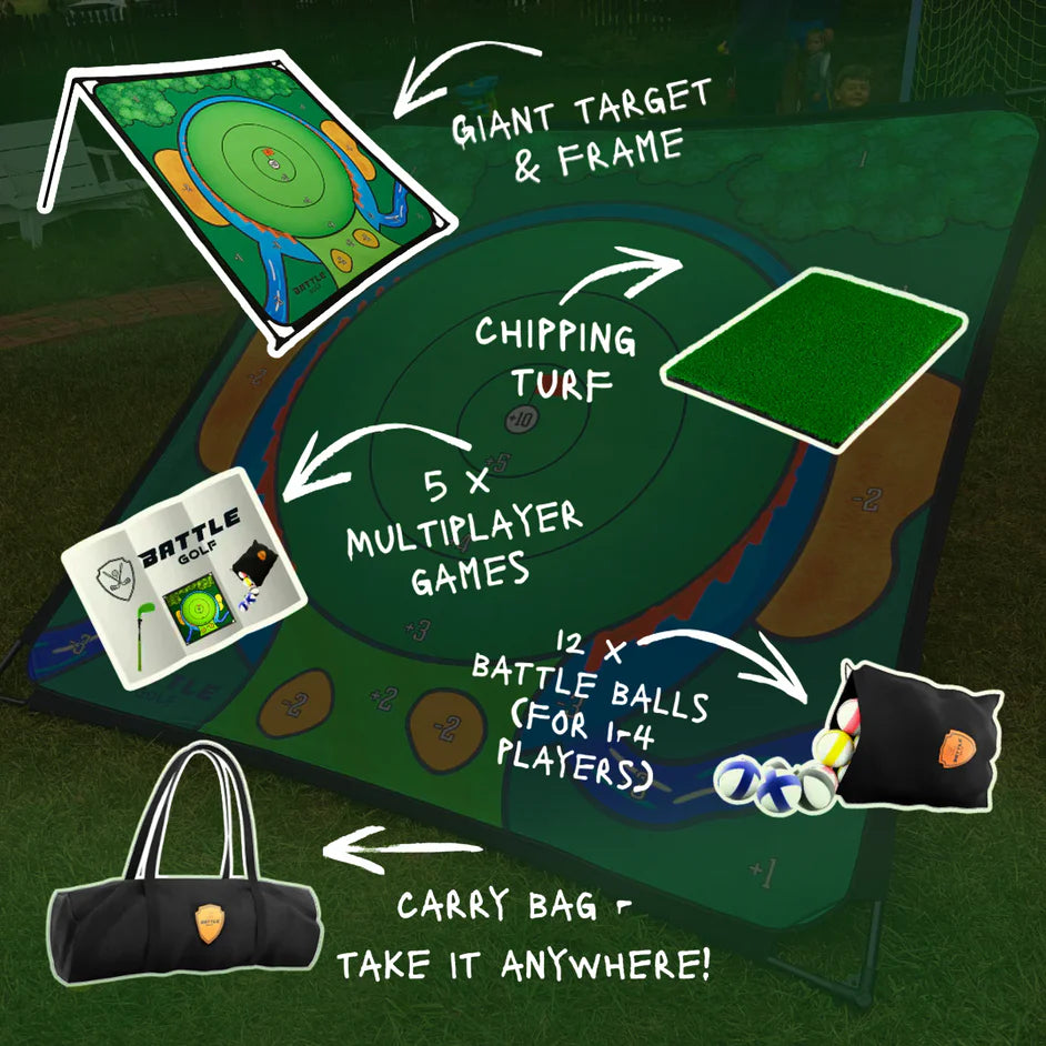 Battle Golf Arena | Indoor–Outdoor Chipping Game Set