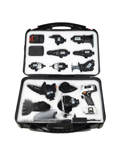 Professional 20V Multi-Function 12-Head Cordless Drill Power Tools Combination Kit Electric Drill Set Tool Sets Combo
