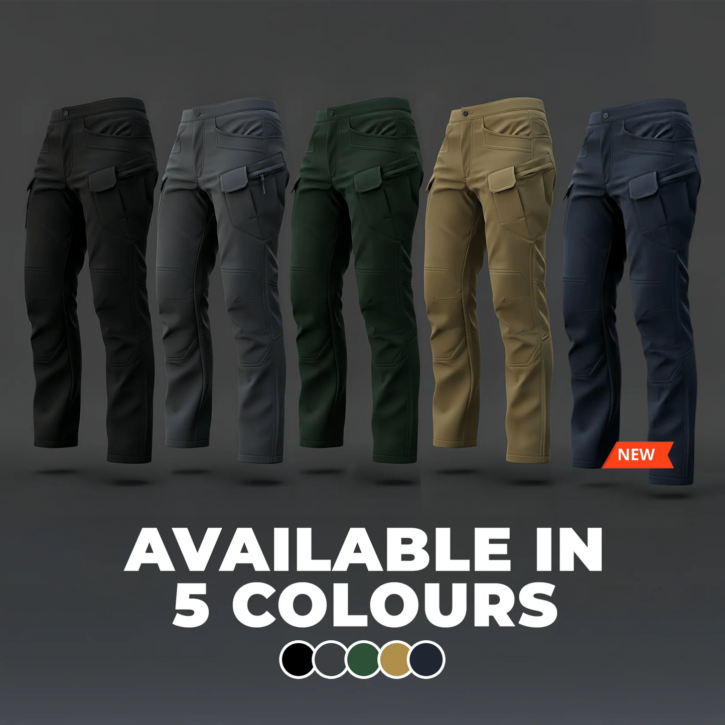Fleece Lined Waterproof Utility Trousers | Buy 1, Get 1 Free