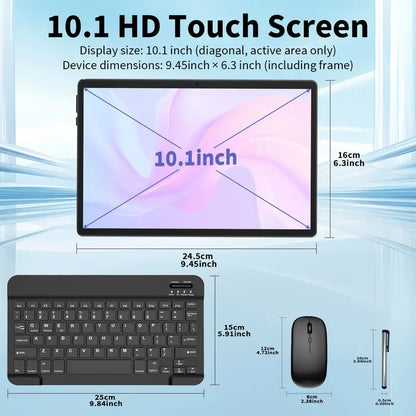 2-in-1 Tablet with Keyboard & Mouse