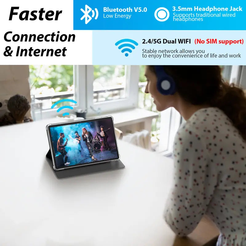 2-in-1 Tablet with Keyboard & Mouse