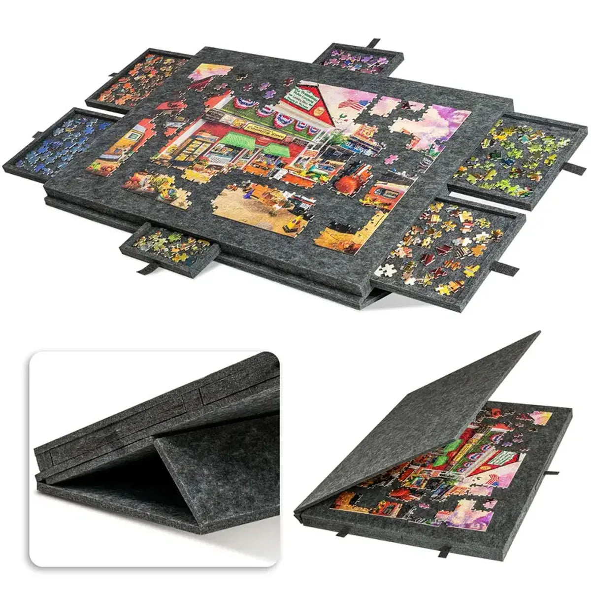 PuzzlePort | 2-in-1 Portable Puzzle Board