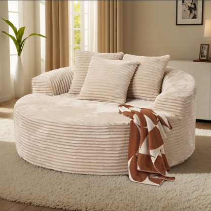 Oversized Round Foam Chair
