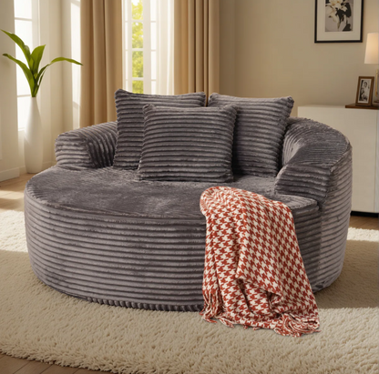 Oversized Round Foam Chair