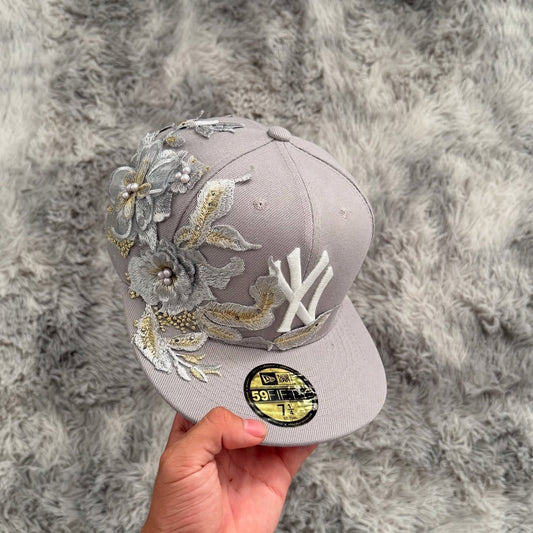 Flower Embroidered Caps