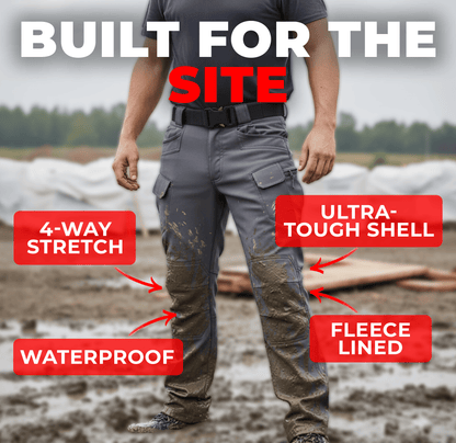 Fleece Lined Waterproof Utility Trousers | Buy 1, Get 1 Free