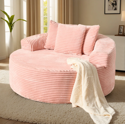 Oversized Round Foam Chair