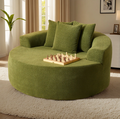 Oversized Round Foam Chair