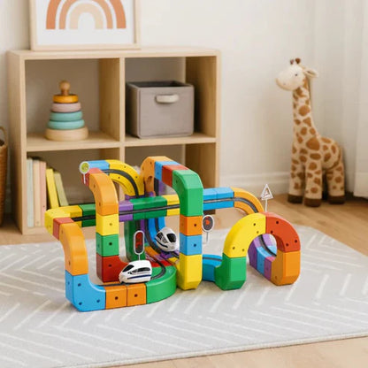 Montessori Puzzle Track