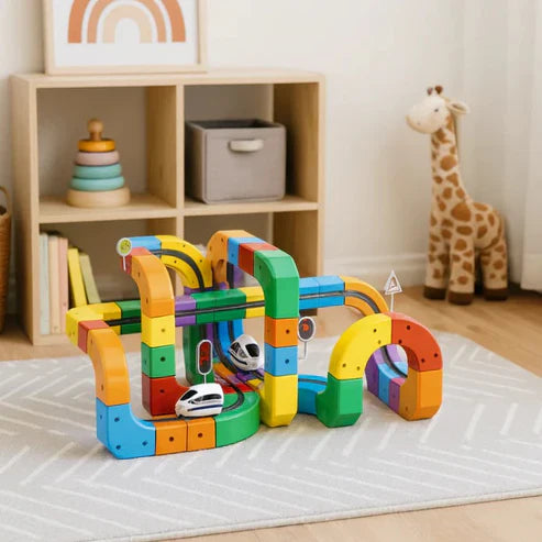 Montessori Puzzle Track